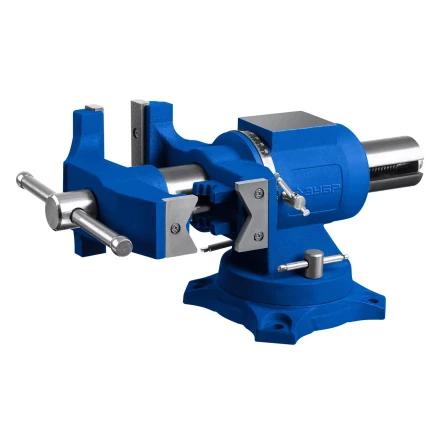 ЗУБР ЭКСПЕРТ-3D, 150 мм, многофункциональные слесарные тиски (32712-150) купить в Кургане