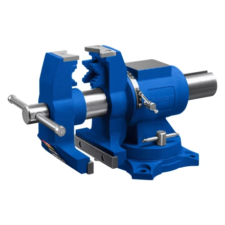ЗУБР ЭКСПЕРТ-3D, 150 мм, многофункциональные слесарные тиски (32712-150) купить в Кургане