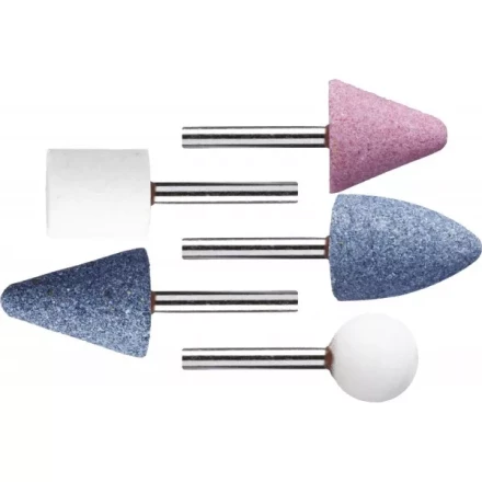 Набор STAYER &quot;MASTER&quot;: Абразивные минишарошки-насадки для гравера и дрели, хвостовик d 3,2мм, 5 предм. 2988-H5 купить в Кургане