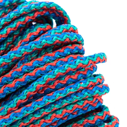 Шнур бельевой полипропиленовый с сердечником, 5 мм L 25 м, цветной, Home Palisad 937145 купить в Кургане