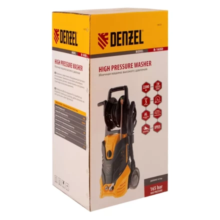 Минимойка-мойка высокого давления DENZEL R-165D с барабаном 58235 купить в Кургане