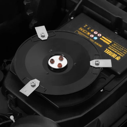 Робот-газонокосилка Grass Master 1000, ультразвуковой датчик, 3 Ач, LCD дисплей, Wi-Fi // Denzel купить в Кургане