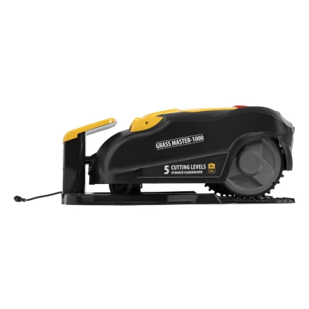 Робот-газонокосилка Grass Master 1000, ультразвуковой датчик, 3 Ач, LCD дисплей, Wi-Fi // Denzel купить в Кургане