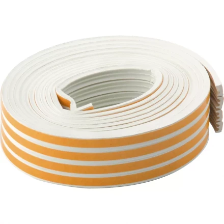 Уплотнитель 6 м профиль &quot;E&quot; белый СИБРТЕХ 93943 купить в Кургане