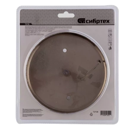 Сверло по керамической плитке и стеклу Сибртех 72738, 150 х 55 мм, шестигранный хвостовик, с центрующим сверлом купить в Кургане