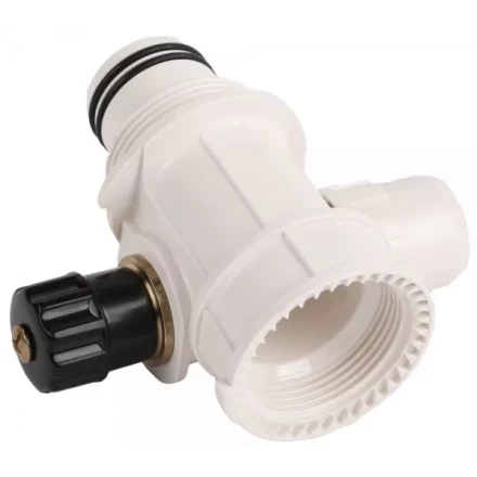 Коллектор ЗУБР &quot;ШиреФит&quot; сборный с вентилем&quot;внутренняя резьба - штуцер с гайкой - штуцер с гайкой&quot;, 32мм-16мм-32мм 51517-32-16-32 купить в Кургане