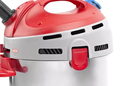 Пылесос ЗУБР сухая и влажная уборка, нержавеющая сталь, усиленное основание, розетка до 2000Вт, 30л, 1400Вт ЗППУ-1400-30 купить в Кургане