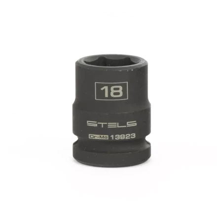 Головка ударная шестигранная 18 мм 1/2&quot; CrMo Stels 13923 купить в Кургане