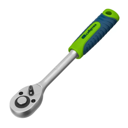 Набор инструментов Сибртех 13394, 1/2&quot;, 1/4&quot;, пластиковый кейс 76 предметов купить в Кургане