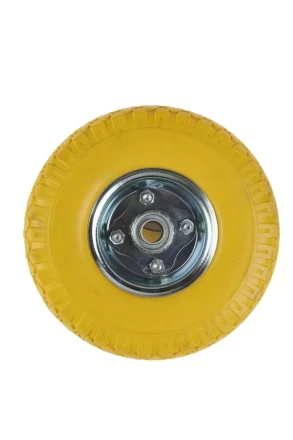 Колесо литое полиуретановое 260 мм PU 1804 с железным ободом (20 мм шариковый подишпник) 1046279 купить в Кургане