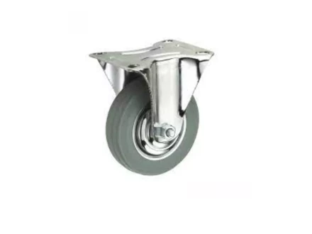 Колесо неповоротное серая резина FC 63 f 160 мм 1027209 купить в Кургане