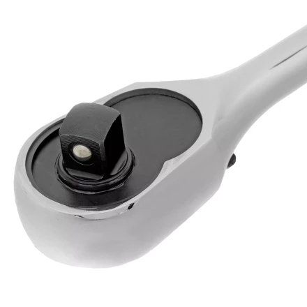 Ключ-трещотка 3/8&quot; Gross 14051, CrV, 120 зубьев, цельнометаллический, хром купить в Кургане