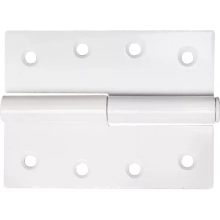 Петля дверная STAYER &quot;MASTER&quot; разъемная, цвет белый, левая, 100мм 37613-100-2L купить в Кургане