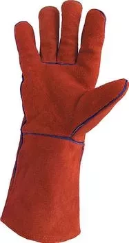 Краги сварщика спилковые пятипалые Трек купить в Кургане