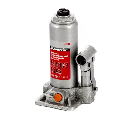 Домкрат гидравлический бутылочный 4 т Matrix 50763 купить в Кургане