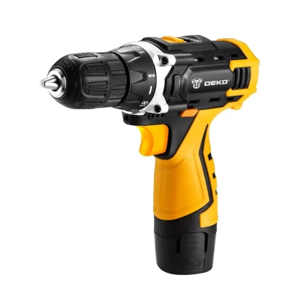 Дрель аккумуляторная DKCD12FU-Li DEKO + набор 104 инструмента для дома, 063-4104 купить в Кургане