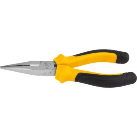 Тонкогубцы JCB, хромированное покрытие, двухкомпонентная рукоятка, CrV cталь, 160мм JPL009 купить в Кургане