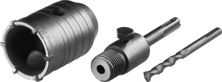 ЗУБР 50 мм, SDS - Plus, 6Т, коронка по бетону с оснасткой (29211-50) купить в Кургане