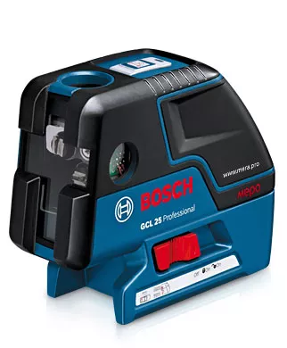 Нивелир лазерный BOSCH GCL 25 Prof +BS 150 проекция купить в Кургане