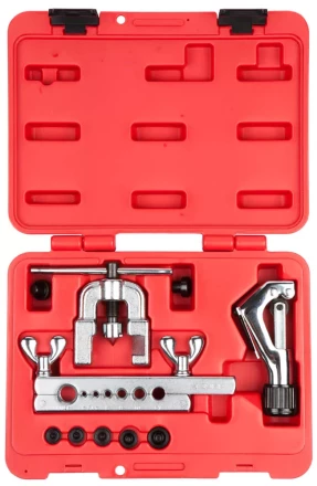 Набор ЗУБР &quot;МАСТЕР&quot; УНИВЕРСАЛ для резки, развальцовки и расширения под пайку труб с толщиной стенки до 1мм, в боксе 23616-H10 купить в Кургане