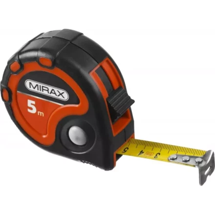 Рулетка MIRAX, 3 стопора, двухкомпонентный пластиковый корпус, 5мх25мм 34013-05-25 купить в Кургане