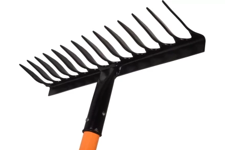 Грабли витые Вихрь 14 зубьев, сталь, с фиберглассовым черенком 73/7/1/12 купить в Кургане