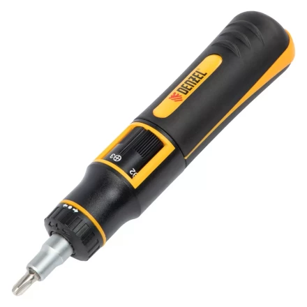 Отвертка реверсивная с револьверным механизмом Denzel 7711601, 11 шт, сталь S2 купить в Кургане