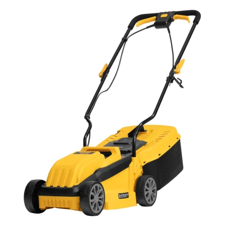 Газонокосилка электрическая GMC-1200, шир.,32см, 1200 Вт, 3 уров., травосб. 30 л// Denzel купить в Кургане