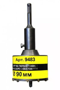 Коронка SDS+ 90х50 ТС д/кирп в сборе Энкор 9483