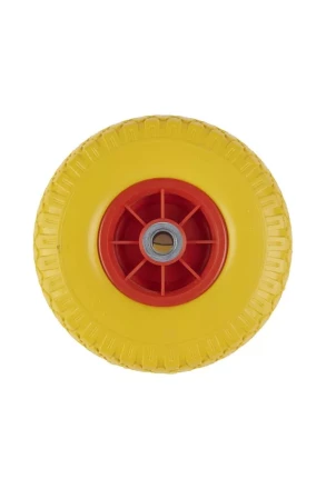 Колесо литое полиуретановое 260 мм PU 1805 с пластиковым ободом (20 мм шариковый подишпник) 1046280 купить в Кургане