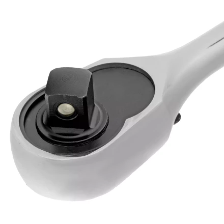 Ключ-трещотка 1/2&quot; Gross 14052, CrV, 120 зубьев, цельнометаллический, хром купить в Кургане