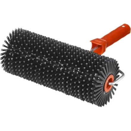 Валик игольчатый ЗУБР "МАСТЕР" по бетону в сборе, пластмассовые иглы 27мм, 105х240мм 03954-24 купить в Кургане