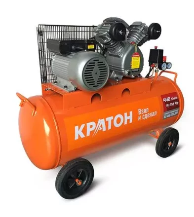 Компрессор масляный поршневой ременной Кратон AC-440-100-BDV 3 01 01 040 купить в Кургане