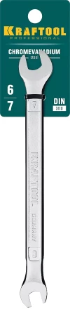 Ключи гаечные рожковые KRAFTOOL, Cr-V, DIN 3110 27033-06-07 купить в Кургане