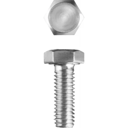 Болт ЗУБР &quot;МАСТЕР&quot; с шестигранной головкой, ГОСТ 7798-70, класс прочности 5.8, оцинкованный, M5x14мм, 5кг 303080-05-014 купить в Кургане