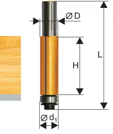 Фреза кромочная прямая ф95х25мм хв 8мм 10521 купить в Кургане