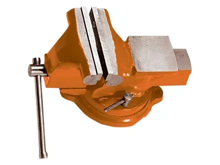 Тиски слесарные 125 мм поворотные с наковальней  SPARTA 186255 купить в Кургане