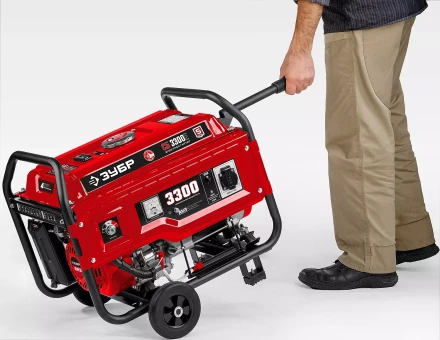 ЗУБР № 1 для генераторов мощностью до 3500 Вт, набор колес + рукоятка (НКР-1) купить в Кургане