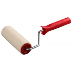 Валик ЗУБР &quot;ЭКСПЕТ&quot; &quot;ВЕЛЮР&quot;, 100% шерсть, ворс 4мм, ручка 8мм, d=48/180мм 03533-18