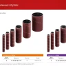 ЗУБР набор 6 шт: 13, 19, 26, 38, 51, 76 мм, высота 115 мм, Р80, втулки шлифовальные для станка СШО-500 МАСТЕР (35649-H6-80) купить в Кургане