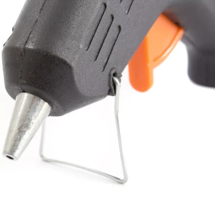 Клеевой пистолет с выключателем 7 мм в кейсе, 20 Вт, 5 г/мин Sparta 93019 купить в Кургане