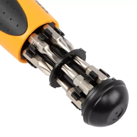 Отвертка реверсивная Denzel 7711611, механизм SmartPush 12 шт, S2 купить в Кургане