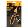 Отвертка реверсивная Denzel 7711611, механизм SmartPush 12 шт, S2 купить в Кургане