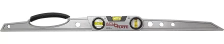 Уровень ЗУБР &quot;ACURATE 2&quot; литой алюминиевый, фрезерованный, эргономичная рукоятка, 3 ампулы, 80 см 34592-080 купить в Кургане