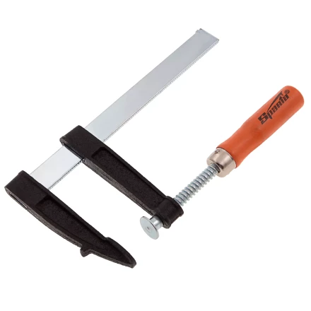 Струбцина F-образная Sparta, 150 x 80 x 210 мм, 204245 купить в Кургане