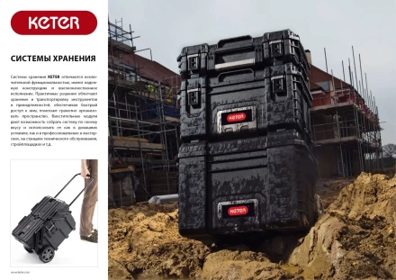 Ящик-органайзер &quot;TECHNICAN&quot;, 19&quot; KETER 38395-19 купить в Кургане