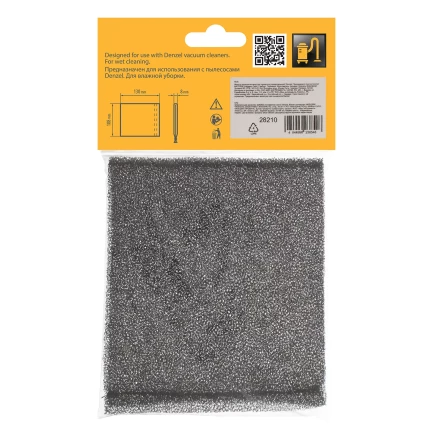 Фильтр полиуретановый для пылесоса универсальный Denzel 28210 купить в Кургане