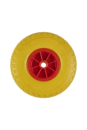 Колесо литое полиуретановое 260 мм PU 1805-2 с пластиковым ободом (без подшипника) 1046281 купить в Кургане