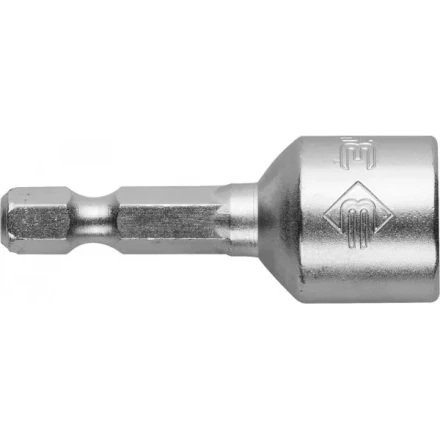 Биты ЗУБР &quot;МАСТЕР&quot; с торцовой головкой, магнитные, Cr-V, тип хвостовика E 1/4&quot;, 13х45мм, 2шт 26392-13-02 купить в Кургане