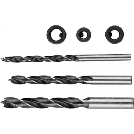 Набор сверл по дереву с ограничителями, 3шт(d=6-10мм), STAYER 30144-H6 30144-H6 купить в Кургане